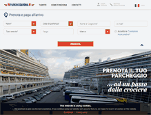 Tablet Screenshot of parkingsavona.com